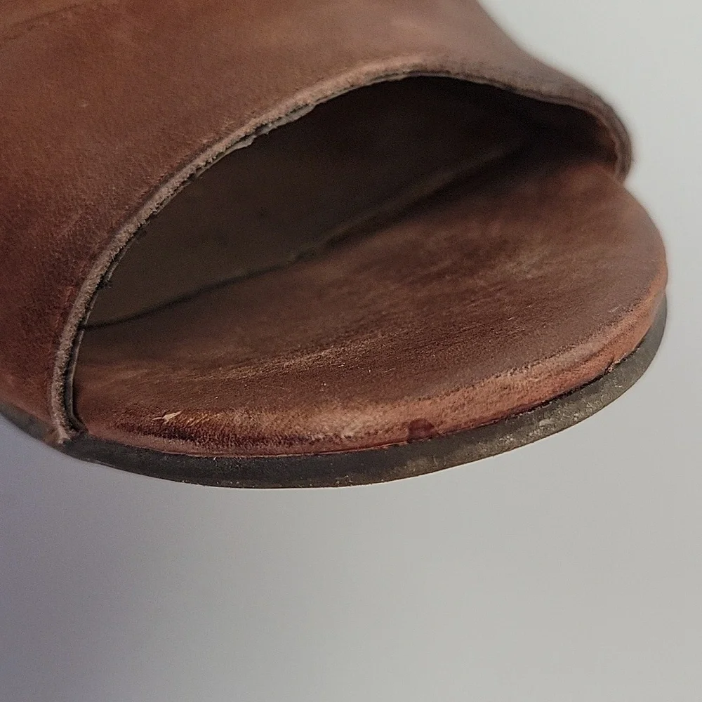 Lucky Brand Jorelie Sandals Plum Brown Size 9.5